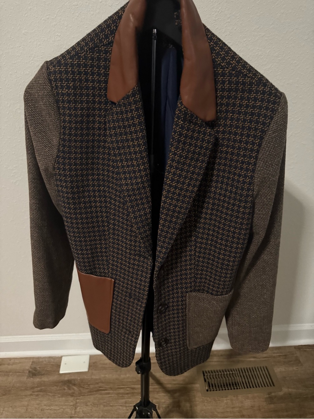 Steve Madden Mixed Media Blazer M